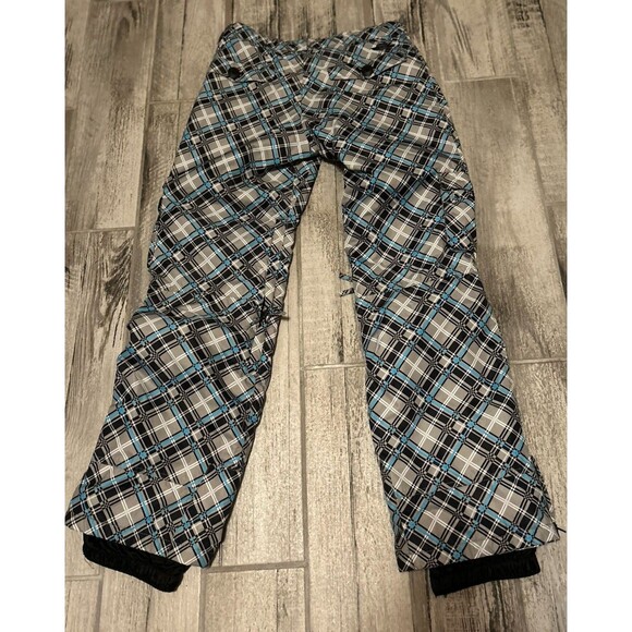 Sims Pants Womens Med Gray Blue  Snowboard Ski Snow Insulated Pocket Zip Outdoor - Picture 11 of 16